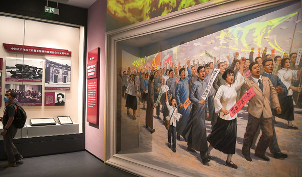 团一大纪念馆一角 团一大纪念馆一角